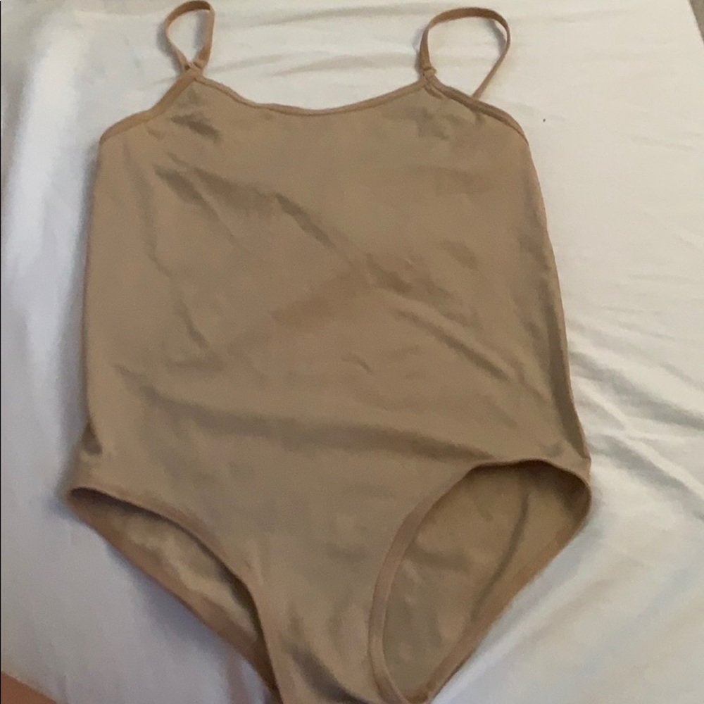 Seamless Adult Leotard, Nude, Medium